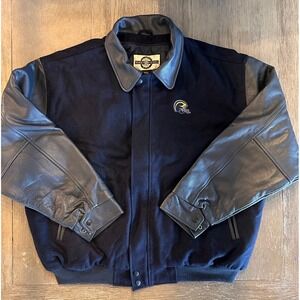 Michigan Football Leather Jacket 3XL